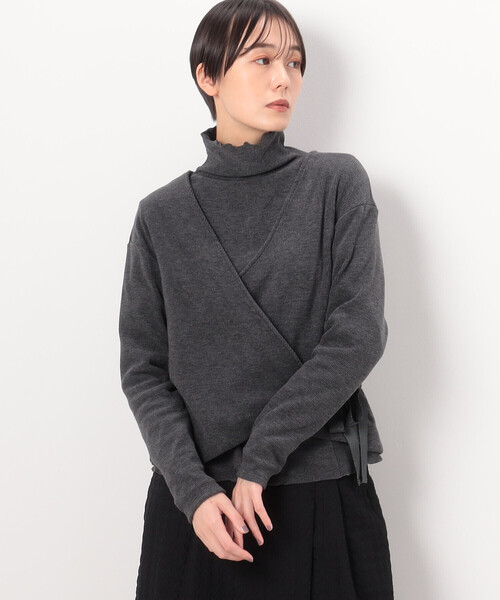 【セール】【アンサンブル対応】ニットコール カシュクールプルオーバー（Tシャツ/カットソー）｜Gabardine K.T（ギャバジンケーティー） mdprevattcaulkingandwaterproofing.com