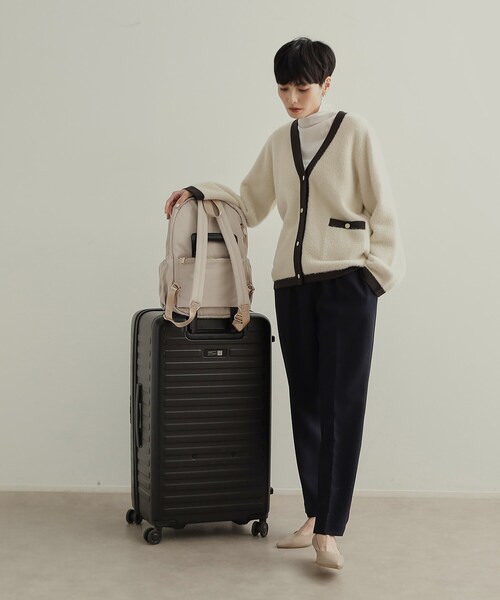 OPAQUE.CLIP（オペークドットクリップ）の「【撥水加工／マルチポケット】カジュアルリュックサック（バックパック/リュック・レディース・チャコールグレー/ブラック/ベージュ・00）」の13枚目の写真