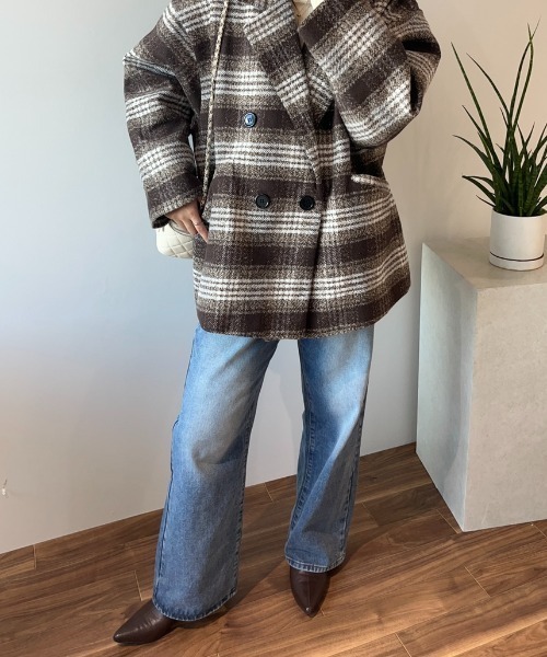 paravion（パラビオン）の「ストレートルーズデニムパンツ（デニムパンツ・レディース・ブルー・MEDIUM/SMALL）」の5枚目の写真