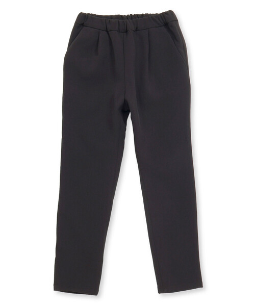 BeBe（ベベ）の「ダブルクロススリムテーパードパンツ(110~130cm)（スラックス・キッズ・ベージュ/ブラック・130cm/110cm/120cm）」の3枚目の写真
