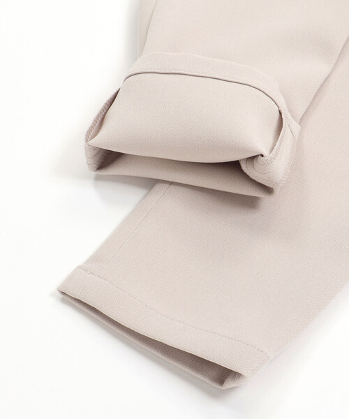 BeBe（ベベ）の「ダブルクロススリムテーパードパンツ(110~130cm)（スラックス・キッズ・ベージュ/ブラック・130cm/110cm/120cm）」の13枚目の写真