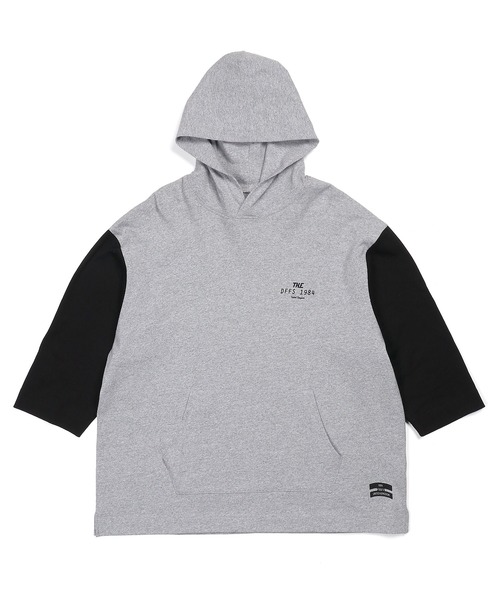 The DUFFER of ST.GEORGE（ザダファーオブセントジョージ）の「3Q COLLEGE PARKA：7分袖 カレッジパーカー（パーカー・メンズ・ブラック/グレー/ホワイト・X-LARGE/LARGE/MEDIUM/SMALL）」の15枚目の写真