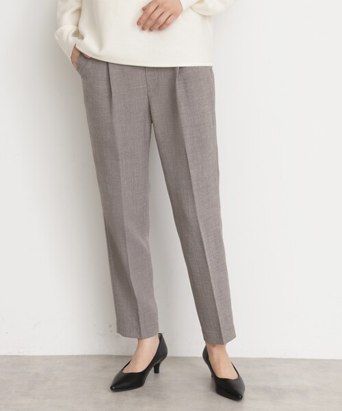 THE SHOP TK （ザ ショップ ティーケー ）の「【CAVIAN】ベーシックテーパードパンツ/洗濯機OK（その他パンツ・レディース・ライトベージュ/グリーン系/チャコールグレー/ブラック/ベビーピンク・12/11/13/14）」の3枚目の写真