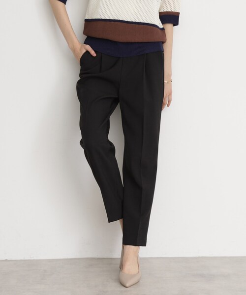 THE SHOP TK （ザ ショップ ティーケー ）の「【CAVIAN】ベーシックテーパードパンツ/洗濯機OK（その他パンツ・レディース・ライトベージュ/グリーン系/チャコールグレー/ブラック/ベビーピンク・12/11/13/14）」の2枚目の写真