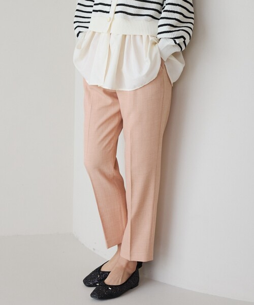 THE SHOP TK （ザ ショップ ティーケー ）の「【CAVIAN】ベーシックテーパードパンツ/洗濯機OK（その他パンツ・レディース・ライトベージュ/グリーン系/チャコールグレー/ブラック/ベビーピンク・12/11/13/14）」の6枚目の写真