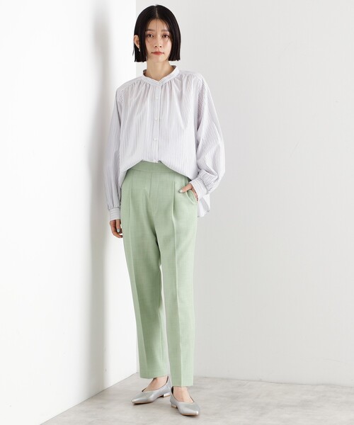 THE SHOP TK （ザ ショップ ティーケー ）の「【CAVIAN】ベーシックテーパードパンツ/洗濯機OK（その他パンツ・レディース・ライトベージュ/グリーン系/チャコールグレー/ブラック/ベビーピンク・12/11/13/14）」の8枚目の写真