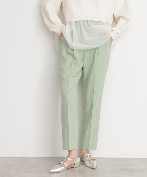 THE SHOP TK （ザ ショップ ティーケー ）の「【CAVIAN】ベーシックテーパードパンツ/洗濯機OK（その他パンツ・レディース・ライトベージュ/グリーン系/チャコールグレー/ブラック/ベビーピンク・12/11/13/14）」の11枚目の写真