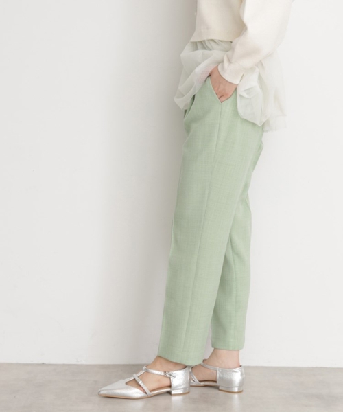 THE SHOP TK （ザ ショップ ティーケー ）の「【CAVIAN】ベーシックテーパードパンツ/洗濯機OK（その他パンツ・レディース・ライトベージュ/グリーン系/チャコールグレー/ブラック/ベビーピンク・12/11/13/14）」の12枚目の写真