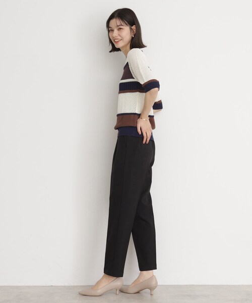 THE SHOP TK （ザ ショップ ティーケー ）の「【CAVIAN】ベーシックテーパードパンツ/洗濯機OK（その他パンツ・レディース・ライトベージュ/グリーン系/チャコールグレー/ブラック/ベビーピンク・12/11/13/14）」の19枚目の写真