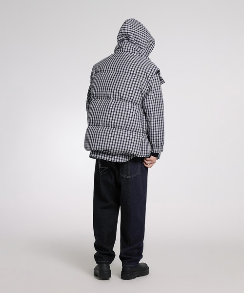 JNBY ダウンベスト Small Bridges & Flowing Water Lines Quilted Down Vest – JNBY
