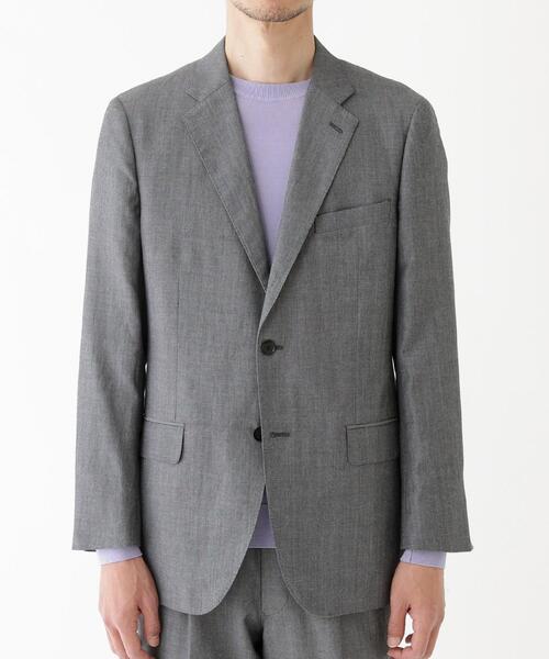 TAKEO KIKUCHI（タケオキクチ）の「【THE FLAGSHIP】シャンブレーツイル ジャケット（スーツジャケット・メンズ・グレー/サンドベージュ・02/03/04）」の18枚目の写真