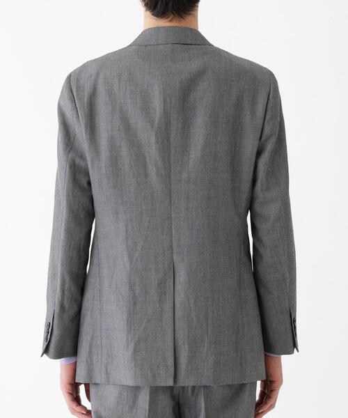 TAKEO KIKUCHI（タケオキクチ）の「【THE FLAGSHIP】シャンブレーツイル ジャケット（スーツジャケット・メンズ・グレー/サンドベージュ・02/03/04）」の20枚目の写真