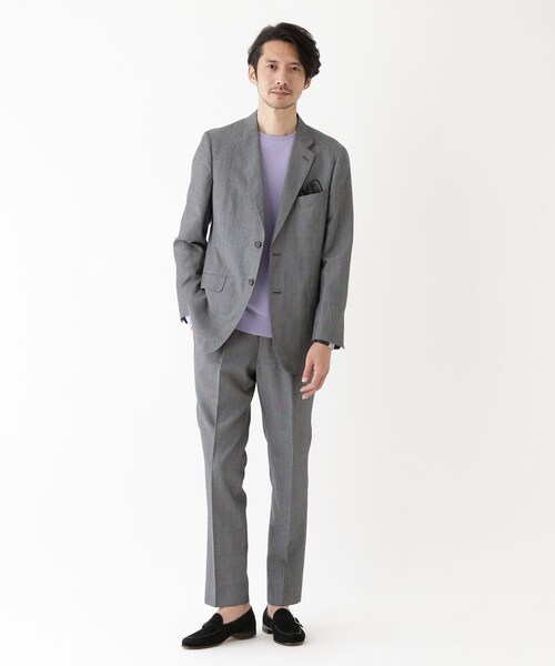 TAKEO KIKUCHI（タケオキクチ）の「【THE FLAGSHIP】シャンブレーツイル ジャケット（スーツジャケット・メンズ・グレー/サンドベージュ・02/03/04）」の17枚目の写真