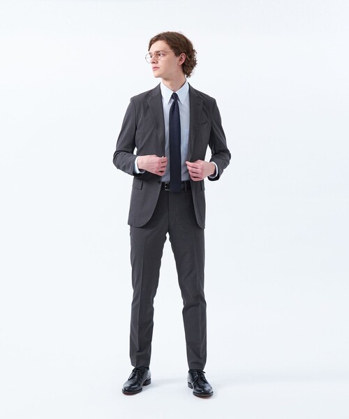 MACKINTOSH PHILOSOPHY(マッキントッシュ フィロソフィー)の「トロッター ニットタイ ドライカノコ(ネクタイ・メンズ・チャコールグレー/ダークネイビー・FREE)」の6枚目の写真