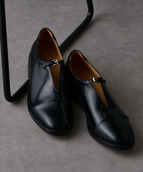 ARTESANOS（アルテサノス）の「【ARTESANOS】ミニベルトレザーシューズ　GU12-500-17-FL（その他シューズ・レディース・ブラック・36/37/38/39）」の10枚目の写真