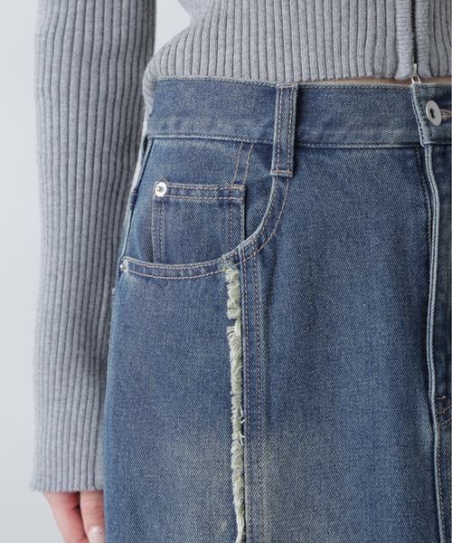 FREE'S MART（フリーズマート）の「◆パネルフリンジマーメイドデニムスカート（スカート・レディース・ブルー系その他4/ブルー系その他5・MEDIUM/SMALL）」の5枚目の写真