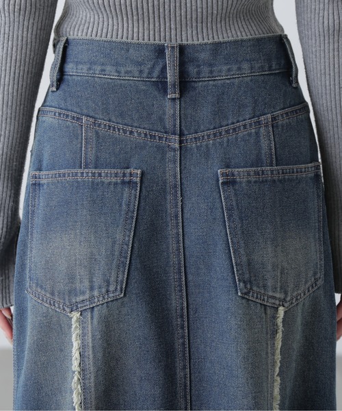 FREE'S MART（フリーズマート）の「◆パネルフリンジマーメイドデニムスカート（スカート・レディース・ブルー系その他4/ブルー系その他5・MEDIUM/SMALL）」の7枚目の写真