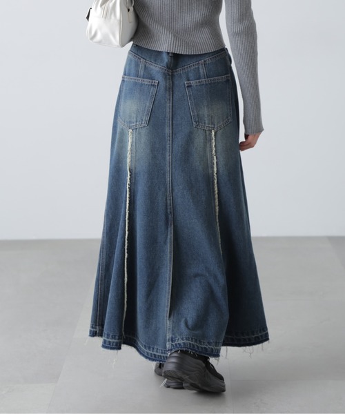 FREE'S MART（フリーズマート）の「◆パネルフリンジマーメイドデニムスカート（スカート・レディース・ブルー系その他4/ブルー系その他5・MEDIUM/SMALL）」の12枚目の写真