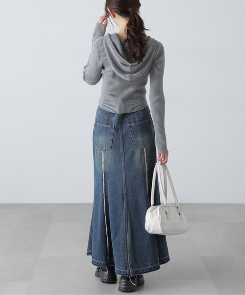 FREE'S MART（フリーズマート）の「◆パネルフリンジマーメイドデニムスカート（スカート・レディース・ブルー系その他4/ブルー系その他5・MEDIUM/SMALL）」の17枚目の写真