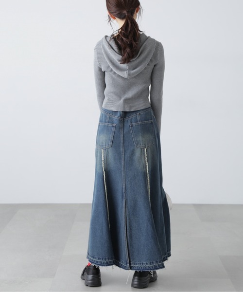 FREE'S MART（フリーズマート）の「◆パネルフリンジマーメイドデニムスカート（スカート・レディース・ブルー系その他4/ブルー系その他5・MEDIUM/SMALL）」の18枚目の写真