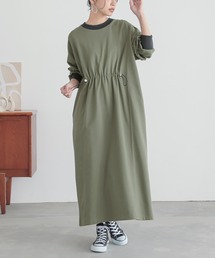 n'OrLABEL | 『ミニ裏毛ドロストワンピース』(ワンピース)