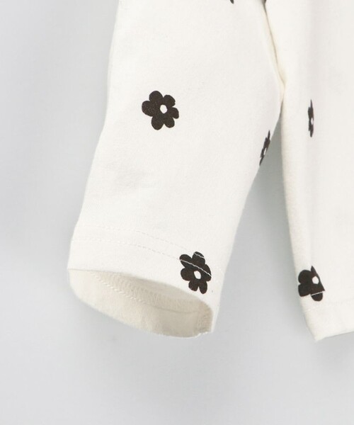 BRANSHES(ブランシェス)の「【ブランシェスmini】フリル長袖Tシャツ(Tシャツ/カットソー・キッズ・ピンク/サックスブルー/オフホワイト/チャコールグレー・100/130/90/80/110/120)」の7枚目の写真