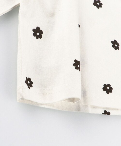 BRANSHES(ブランシェス)の「【ブランシェスmini】フリル長袖Tシャツ(Tシャツ/カットソー・キッズ・ピンク/サックスブルー/オフホワイト/チャコールグレー・100/130/90/80/110/120)」の8枚目の写真