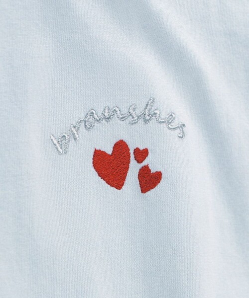 BRANSHES(ブランシェス)の「【ブランシェスmini】フリル長袖Tシャツ(Tシャツ/カットソー・キッズ・ピンク/サックスブルー/オフホワイト/チャコールグレー・100/130/90/80/110/120)」の15枚目の写真