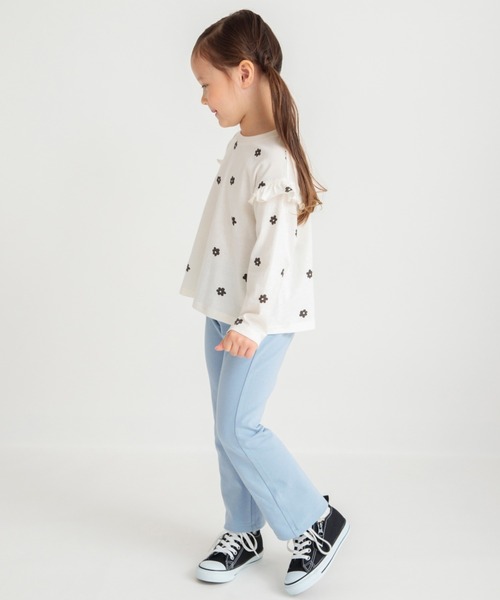 BRANSHES(ブランシェス)の「【ブランシェスmini】フリル長袖Tシャツ(Tシャツ/カットソー・キッズ・ピンク/サックスブルー/オフホワイト/チャコールグレー・100/130/90/80/110/120)」の20枚目の写真