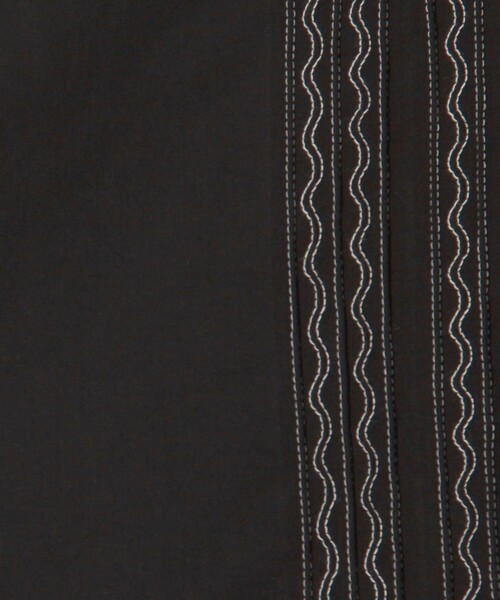 DES PRES（デ・プレ）の「スビンコットンツイル チュニックシャツ（シャツ/ブラウス・レディース・ブラック・FREE）」の9枚目の写真