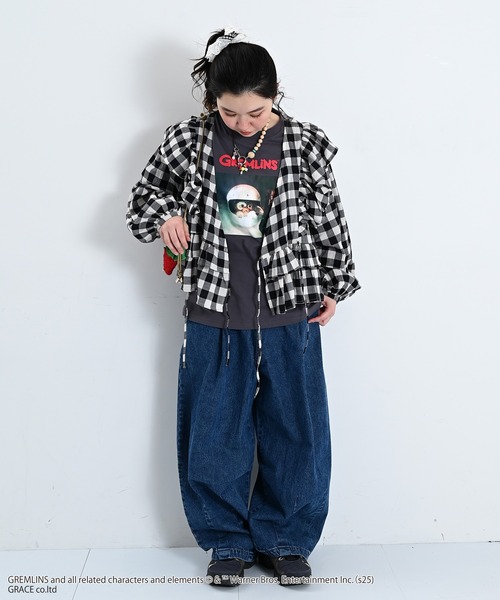 MARKEY'S（マーキーズ）の「【GREMLINS/グレムリン】別注 プリントTシャツ/おとな（Tシャツ/カットソー・レディース・ホワイト系その他/ブラック/オフホワイト・160cm/180cm）」の10枚目の写真