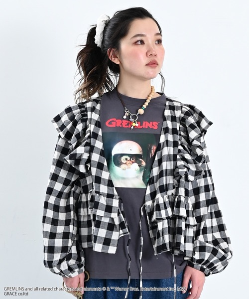 MARKEY'S（マーキーズ）の「【GREMLINS/グレムリン】別注 プリントTシャツ/おとな（Tシャツ/カットソー・レディース・ホワイト系その他/ブラック/オフホワイト・160cm/180cm）」の8枚目の写真