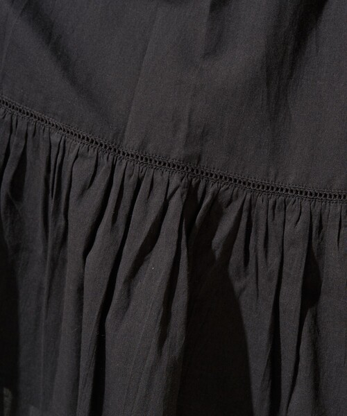 FREAK'S STORE（フリークスストア）の「限定展開　インド ティアード 切り替え スカート（スカート・レディース・レッド/ライトグレー/オフホワイト/ブラック/モカ/イエロー/ネイビー・SMALL/MEDIUM）」の14枚目の写真