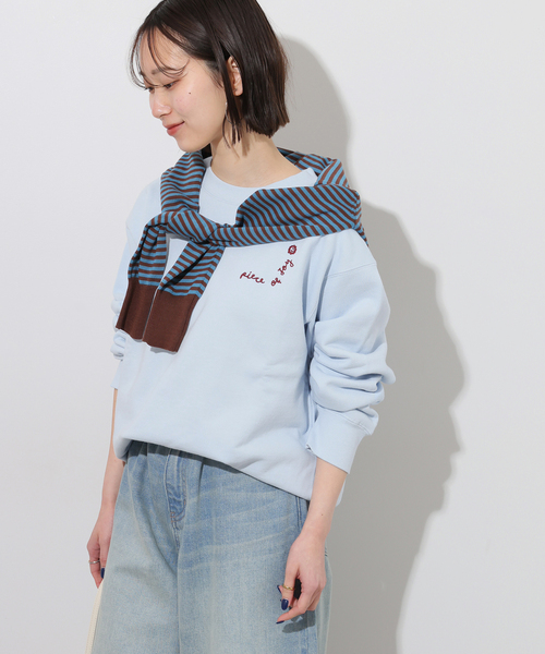 JOURNAL STANDARD relume 刺繍入りスウェット JOURNAL STANDARD relume 刺繍入りスウェット