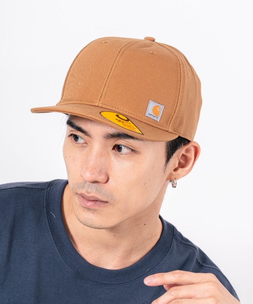 Carhartt（カーハート）の「【CARHARTT】スナップバックキャップ（キャップ・レディース・ブラウン/チャコールグレー/ブラック・FREE）」の3枚目の写真