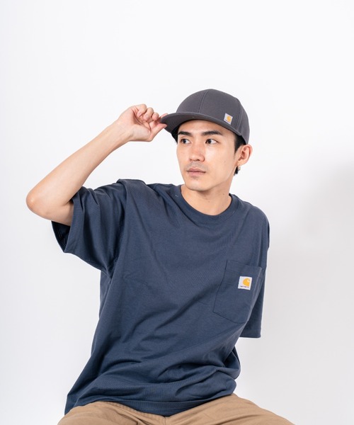 Carhartt（カーハート）の「【CARHARTT】スナップバックキャップ（キャップ・レディース・ブラウン/チャコールグレー/ブラック・FREE）」の14枚目の写真