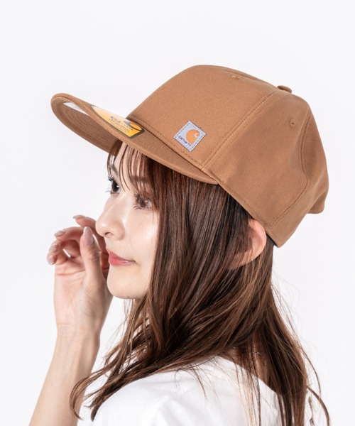 Carhartt（カーハート）の「【CARHARTT】スナップバックキャップ（キャップ・レディース・ブラウン/チャコールグレー/ブラック・FREE）」の13枚目の写真