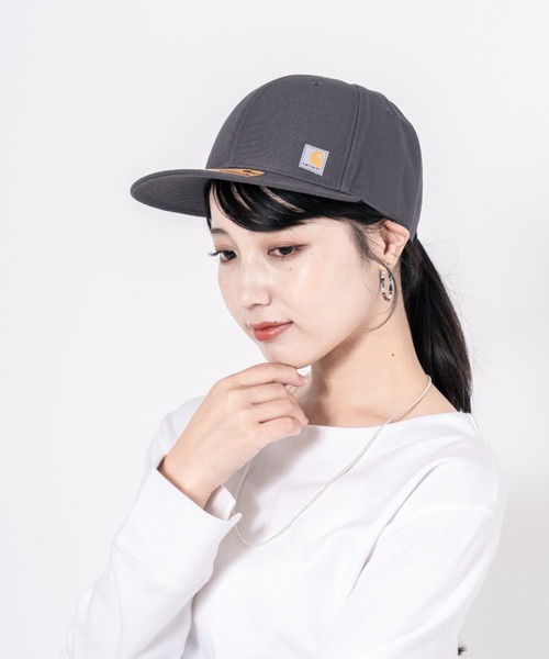 Carhartt（カーハート）の「【CARHARTT】スナップバックキャップ（キャップ・レディース・ブラウン/チャコールグレー/ブラック・FREE）」の18枚目の写真