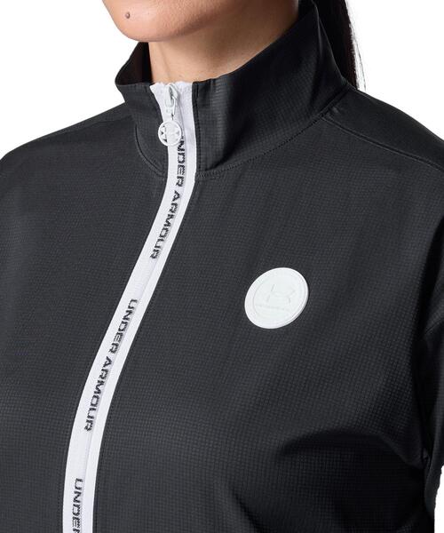 UNDER ARMOUR(アンダーアーマー)の「UAドライブ ライト ウエイト フルジップ ジャケット(ゴルフ/レディース)(その他アウター・レディース・ブラック・M/L/S)」の4枚目の写真