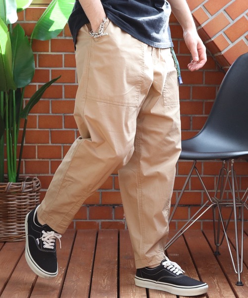 GERRY（ジェリー）の「GERRY シャンブレー・ポプリンバルーンルーズカーゴ（カーゴパンツ・メンズ・オリーブ/サックスブルー/ブラック/サンドベージュ/ブルー・SMALL/MEDIUM/LARGE/X-LARGE）」の3枚目の写真