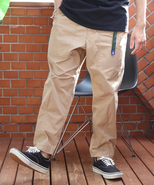 GERRY（ジェリー）の「GERRY シャンブレー・ポプリンバルーンルーズカーゴ（カーゴパンツ・メンズ・オリーブ/サックスブルー/ブラック/サンドベージュ/ブルー・SMALL/MEDIUM/LARGE/X-LARGE）」の16枚目の写真