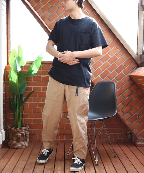 GERRY（ジェリー）の「GERRY シャンブレー・ポプリンバルーンルーズカーゴ（カーゴパンツ・メンズ・オリーブ/サックスブルー/ブラック/サンドベージュ/ブルー・SMALL/MEDIUM/LARGE/X-LARGE）」の17枚目の写真