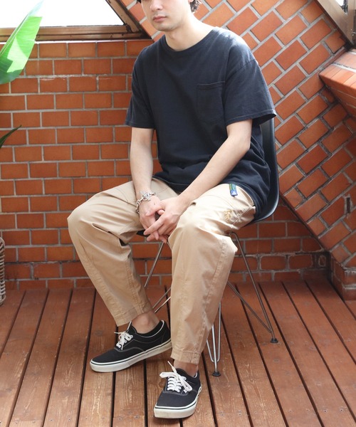 GERRY（ジェリー）の「GERRY シャンブレー・ポプリンバルーンルーズカーゴ（カーゴパンツ・メンズ・オリーブ/サックスブルー/ブラック/サンドベージュ/ブルー・SMALL/MEDIUM/LARGE/X-LARGE）」の18枚目の写真