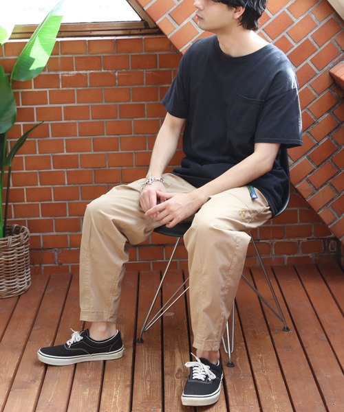 GERRY（ジェリー）の「GERRY シャンブレー・ポプリンバルーンルーズカーゴ（カーゴパンツ・メンズ・オリーブ/サックスブルー/ブラック/サンドベージュ/ブルー・SMALL/MEDIUM/LARGE/X-LARGE）」の19枚目の写真