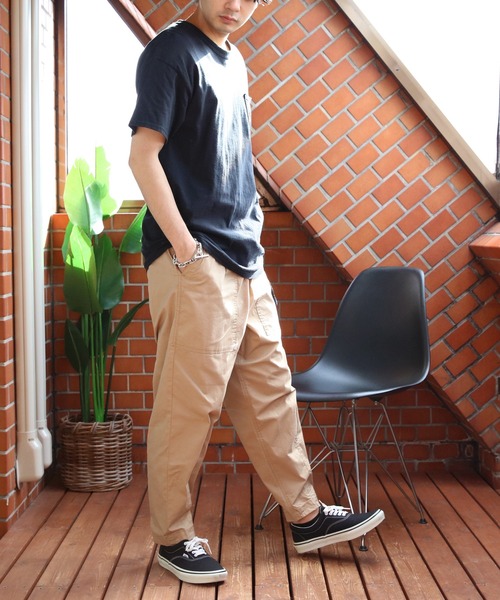 GERRY（ジェリー）の「GERRY シャンブレー・ポプリンバルーンルーズカーゴ（カーゴパンツ・メンズ・オリーブ/サックスブルー/ブラック/サンドベージュ/ブルー・SMALL/MEDIUM/LARGE/X-LARGE）」の22枚目の写真