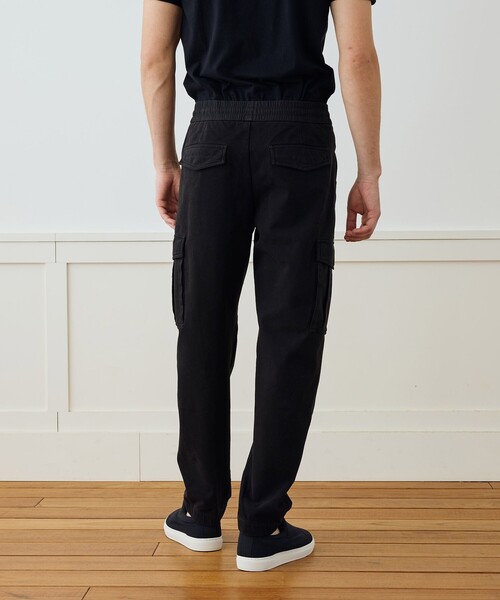 JAMES PERSE（ジェームスパース）の「コットンブレンドテリー カーゴパンツ MWCT1412（カーゴパンツ・メンズ・ブラック/ベージュ・1/3/2/0）」の6枚目の写真