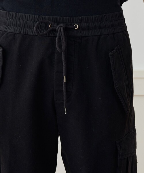 JAMES PERSE（ジェームスパース）の「コットンブレンドテリー カーゴパンツ MWCT1412（カーゴパンツ・メンズ・ブラック/ベージュ・1/3/2/0）」の7枚目の写真