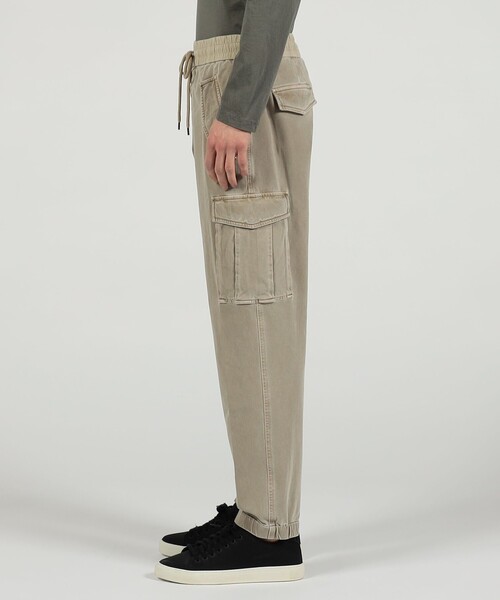 JAMES PERSE（ジェームスパース）の「コットンブレンドテリー カーゴパンツ MWCT1412（カーゴパンツ・メンズ・ブラック/ベージュ・1/3/2/0）」の15枚目の写真