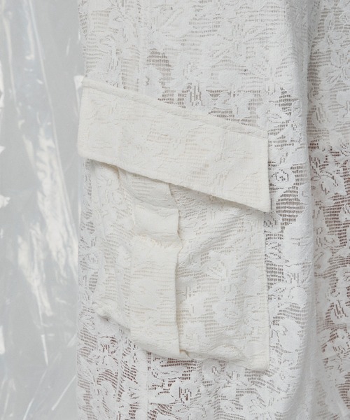 ELLEgirl(エルガール)の「レースカーゴパンツ【ELLEgirl/エルガール】(カーゴパンツ・レディース・ホワイト/ブラック・FREE)」の5枚目の写真