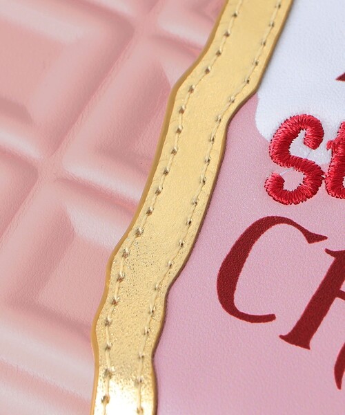 UNITED ARROWS(ユナイテッドアローズ)の「<yup!>CHOCOLATE BAR ポーチ(ポーチ・レディース・ライトピンク/オフホワイト/ブラウン・FREE)」の12枚目の写真